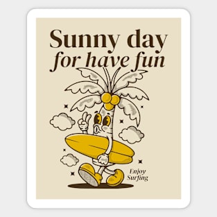 Sunny day for have fun Magnet